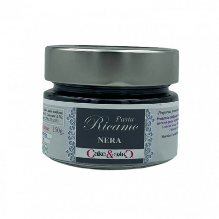 Pasta Sweet Lace Nera per Pizzi in Zucchero. 150 gr. Pasta Ricamo Cake e  Cake