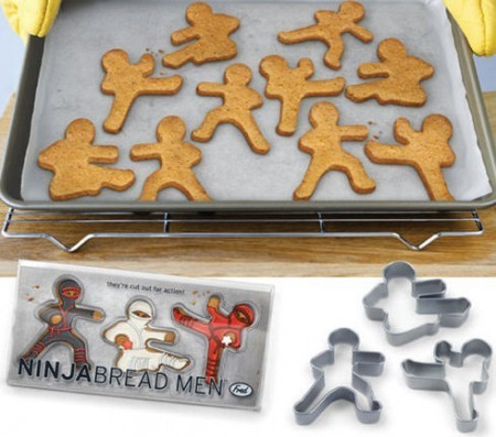 Ninja go. Set di 3 Stampi Tagliapasta in metallo.