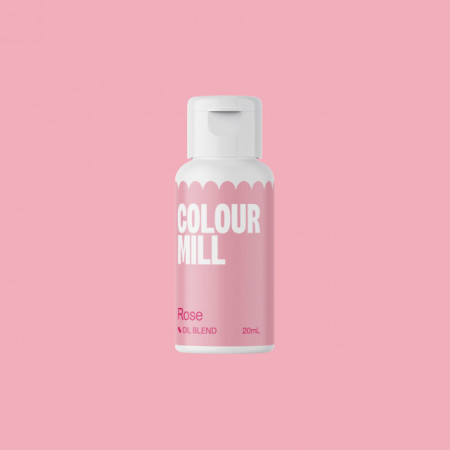 Rosa Colour Mill. Colorante alimentare a base olio di 20 ml