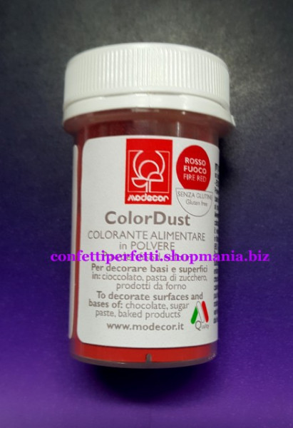 ROSSO FUOCO Colorante Lipo in polvere concentrato.Modecor