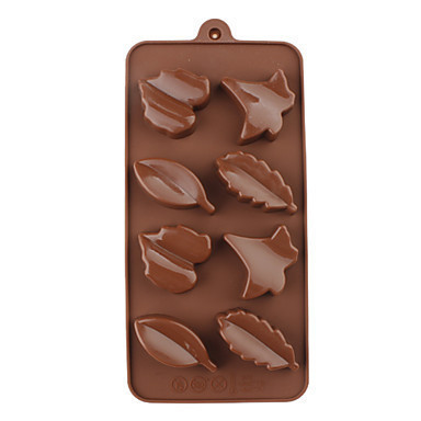 Foglie. Stampo per cioccolato in silicone