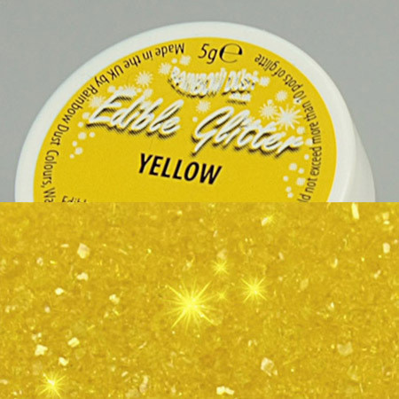 Glitters Brillante Giallo. Rainbow Dust