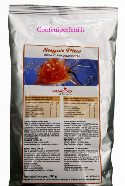 Isomalto SUGARPLUS per decorazioni. Saracino