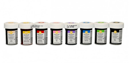 Set 8 Coloranti Alimentari Gel Wilton, 8 buc x 28 gr