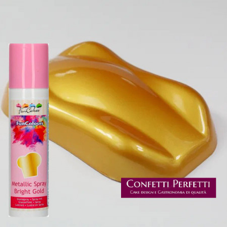 Oro Metallizzato. Funcakes. Spray di 100 ml.