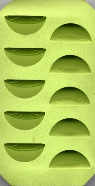Stampo silicone. spicchi d'arancia
