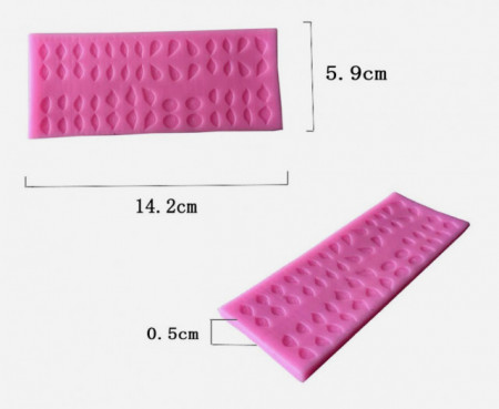 Viso stilizzato Donna di profilo. Grande Stampo in silicone per Vaso  Fioriera di 12.7 cm