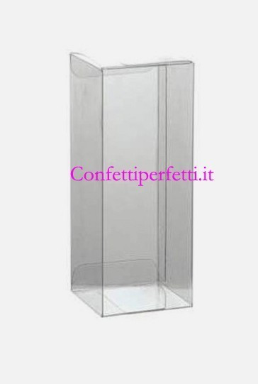 140x90x70 mm. Set di 12 Scatole rettangolari in PVC trasparenti
