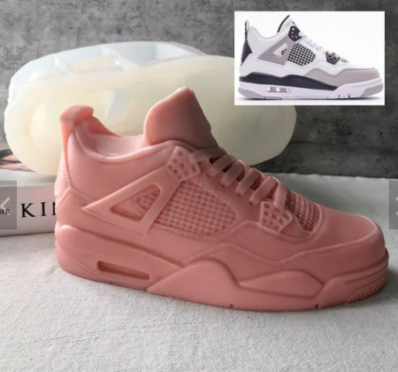 Sneaker Scarpa Nike Air Jordan Retro 4 stampo silicone candele
