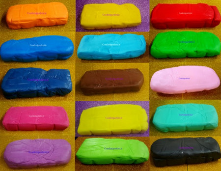 Pasta di zucchero 2 mm !! Colorata Confetti Perfetti per Copertura e  Modelling.