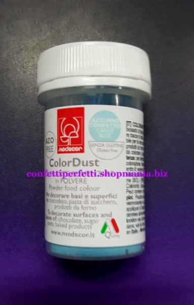 AZZURRO CONFETTO Colorante Lipo in polvere concentrato.Modecor 