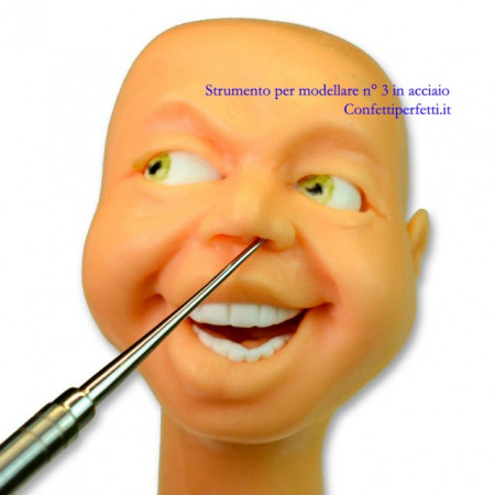 Bisturi professionale in Acciaio per decorare ceramica,fimo,pasta di zucchero