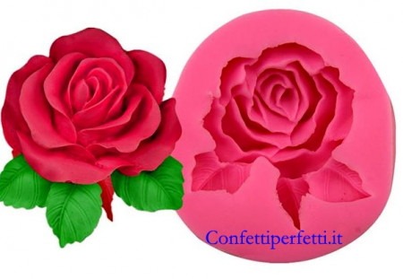 Grande stampo Rosa. Venatore in silicone 