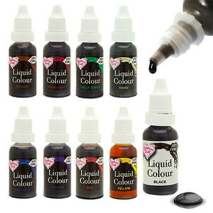 Turchese 16 ml. Colorante liquido anche per Aerografo. Rainbow Dust