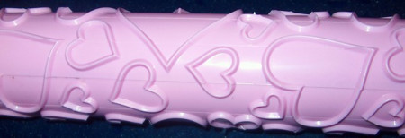 Mattarello decorativo con Cuori.