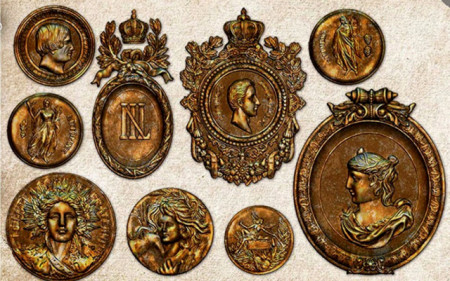 Monete antiche Sesterzi Romani Coin e Dobloni. Grande Fantastico Stampo in  silicone