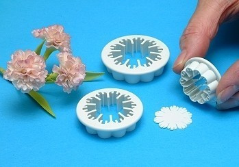 Garofano. 3 Stampi in plastica