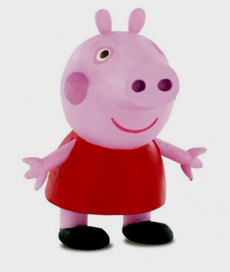 Peppa Pig. Statuina in PVC di Peppa Pig.