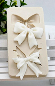 2 Fiocchi decorati. Stampo Fiocco in silicone