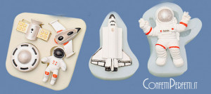 Astronauta Shuttle nello Spazio. Set di 3 Stampi in silicone