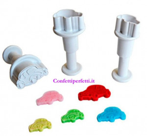 Auto e Macchine. Set di 3 mini stampi