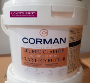 Burro Anidro Liquido Chiarificato al 99,9% mg. 2 Kg. Corman