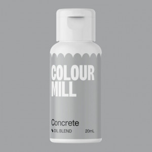 Cemento. Colour Mill Concrete. Colorante alimentare a base olio di 20 ml