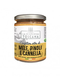 Confettura Extra di Mele Pinoli e Cannella. 320 gr. La Dispensa Toscana