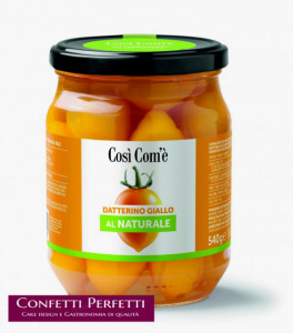 Datterino Giallo intero al naturale. 350 gr. Così Com'è