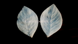 Foglia di Rosa di 8.9 x 5.5 cm. Grande Stampo di 2 Venatori in silicone