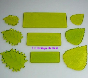 Foglie e Petali  stampi in plastica sottile