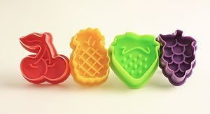 Frutta. Set di 4 Stampi