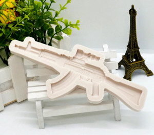 Fucile Automatico AK-47. Stampo in silicone