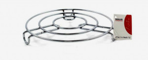 Griglia in alluminio 20 cm per Glassa a Specchio con piedini. Patisse