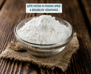 Latte Intero in polvere Spray a Solubilità istantanea. Irca