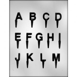 Lettere Alfabeto stampo cioccolato