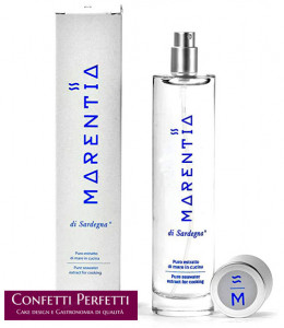Marentia di Sardegna. Flacone Spray 100 ml con Astuccio. 100% acqua di mare depurata per uso alimentare