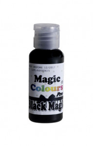 Nero. Colorante in gel. Black Magic. Kosher e Gluten Free. Magic Colours