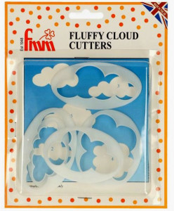 Nuvole  Set di 5 stampi.