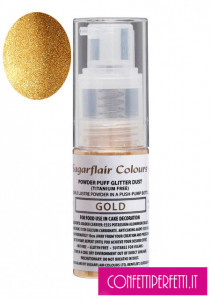 Oro. Colorante Spray in polvere. Pump Spray Glitter Gold. Sugarflair