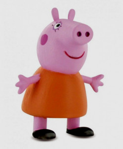 Peppa Pig. Statuina in PVC della  Mamma di Peppa Pig.