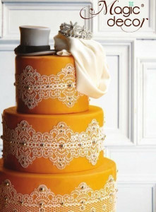 Tappetino in silicone per decoro Linea Magic Decor TMD06 Pavoni.