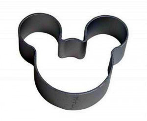 Topolino.Tagliapasta viso. Stampo in metallo.