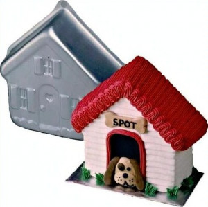 Tortierain Alluminio Anodizzato a forma di Casa.