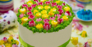 TULIPANO 6 PETALI 244. Beccuccio Russo per Fiori completi Decora