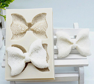 2 Fiocchi a pois . Stampo Fiocco in silicone