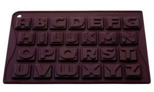 Stampo in policarbonato per lettere di Cioccolata