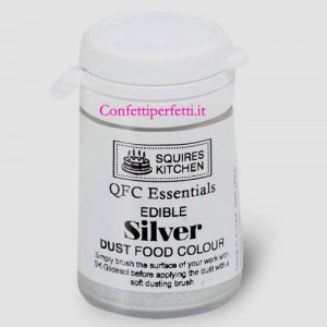 ARGENTO. Colorante Lipo in polvere concentrato. Squires Kitchen