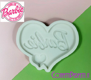 Barbie dentro il Cuore. Stampo in silicone