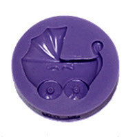 Carrozzina. Battesimo.Stampo in silicone